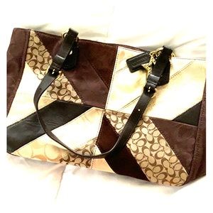 Coach patchwork purse.